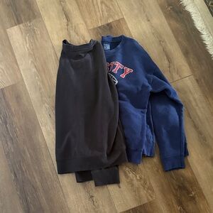 Navy and Black Sweatshirts